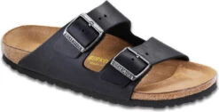 Birkenstock Arizona Soft Footbed -Famous Shoe Store birkenstock arizona soft footbed black oiled leather 752481 85889.1700929794