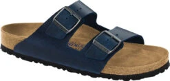 Birkenstock Arizona Soft Footbed -Famous Shoe Store birkenstock unisex arizona soft footbed blue oiled leather 101364 65298.1700929795