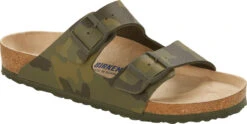 Birkenstock Arizona Soft Footbed -Famous Shoe Store birkenstock unisex arizona soft footbed desert soil camo green birko flor 102297 82697.1700929795