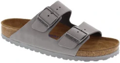 Birkenstock Arizona Soft Footbed -Famous Shoe Store birkenstock unisex arizona soft footbed dove gray nubuck 1020973 21255.1700929795