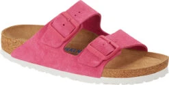 Birkenstock Arizona Soft Footbed -Famous Shoe Store birkenstock unisex arizona soft footbed fuchsia tulip suede 1021442 28028.1700929796