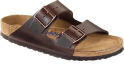 Birkenstock Arizona Soft Footbed -Famous Shoe Store birkenstock women arizona soft footbed brown amalfi leather 552343 04091.1700929795