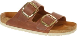 Birkenstock Women's Arizona Big Buckle -Famous Shoe Store birkenstock womens arizona big buckle cognac oiled leather 1011072 50774.1645836298