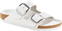 Birkenstock Women's Arizona Big Buckle -Famous Shoe Store birkenstock womens arizona big buckle white leather 1021583 18773.1645836299