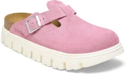 Birkenstock Women's Papillio Boston Chunky -Famous Shoe Store birkenstock womens papillio boston chunky candy pink suede 1026158 66025.1717792036