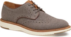 Johnston & Murphy Upton Knit Wingtip -Famous Shoe Store johnston murphy mens upton knit wingtip gray knit 20 5368 83901.1713560611