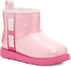 UGG Big Kids Classic Clear Mini II -Famous Shoe Store ugg childrens big kids classic clear mini 2 pink combo 1121007k pcmb 89044.1656432983
