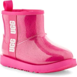 UGG Big Kids Classic Clear Mini II -Famous Shoe Store ugg kids classic clear mini 2 rock rose 1112386k rcr 33767.1656432984
