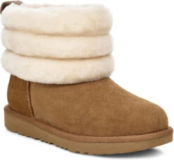 UGG Kids Fluff Mini Quilted -Famous Shoe Store ugg kids fluff mini quilted chestnut 1103612k che 28948.1603813196